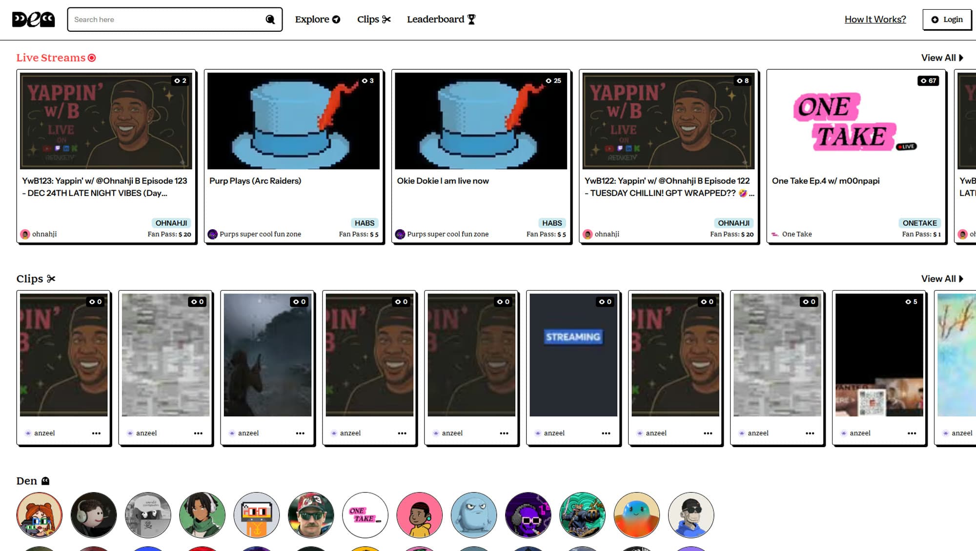 Den.show screenshot